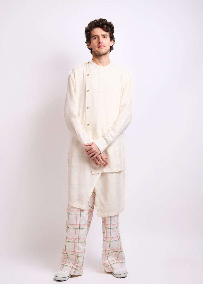 Cotton Silk Kurta Set