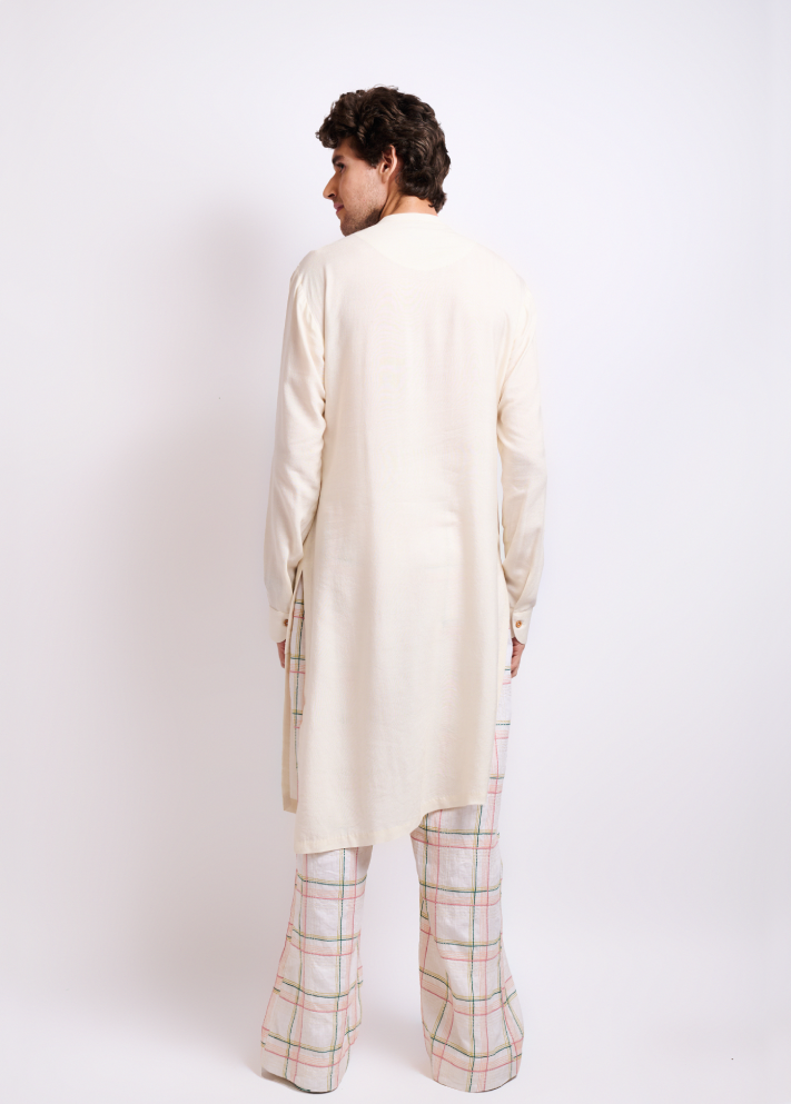 Cotton Silk Kurta Set