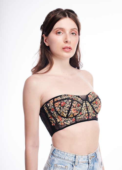 The Embroidered Bustier