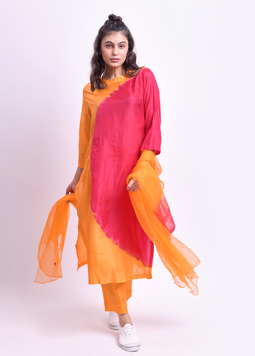 The Shibori-Kurta Co-Ord