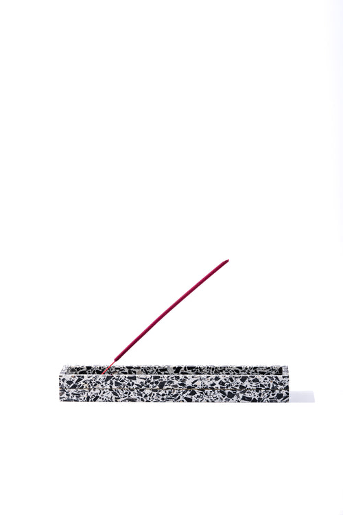 Marble Incense Stick Holder Black