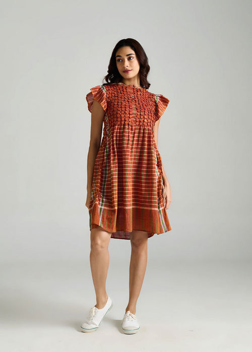 Checked Bengal dress