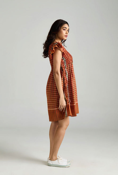 Checked Bengal dress