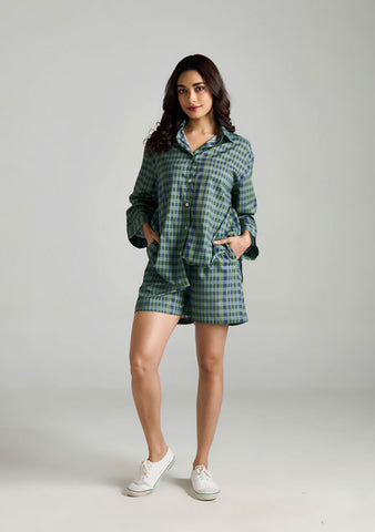 The Checks Shorts Set