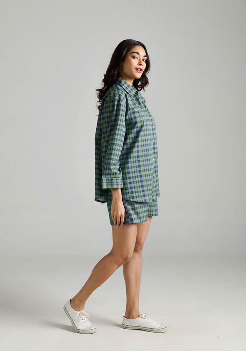 The Checks Shorts Set