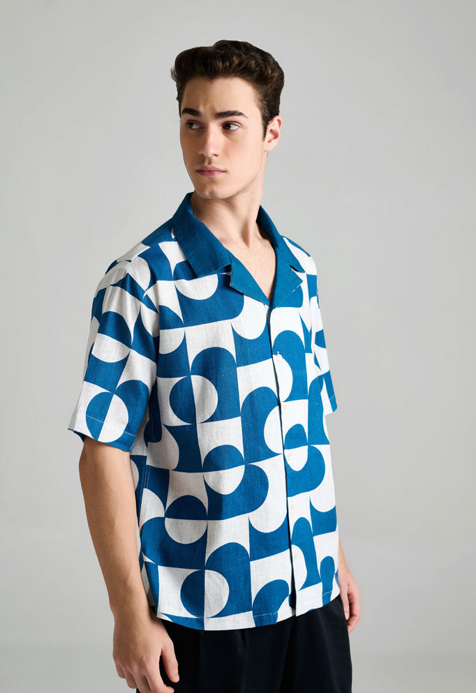 Blue Linen Shirt