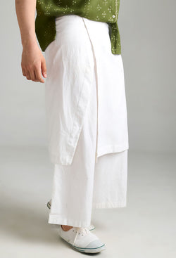 Ivory Drape Trouser