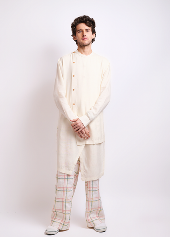 Cotton Silk Kurta Set