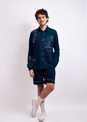 Asemic Full-Sleeved Shirt