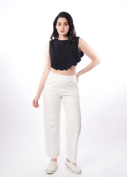 Panel Pants White