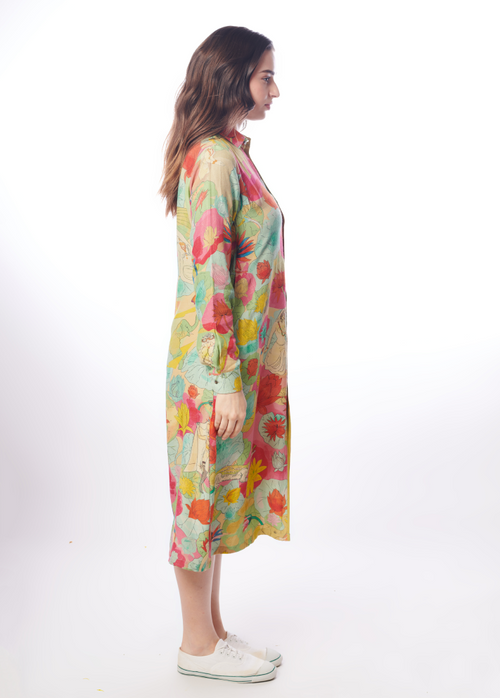 The Muga Shirt Dress