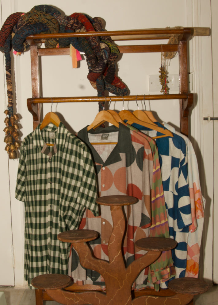 Cotton and bamboo shirt