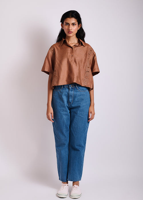 The Boxy Cropped Shirt