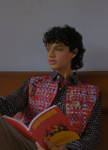 The Noorvi Patti Weave Waistcoat