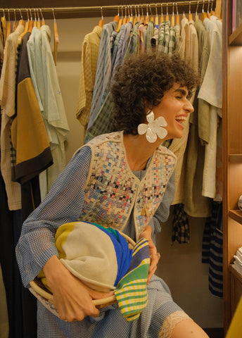 The Noorvi Patti Weave Waistcoat