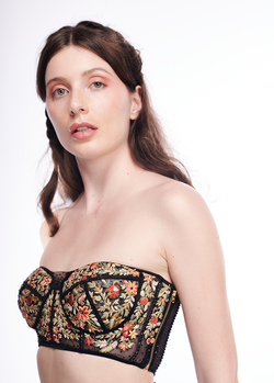 The Embroidered Bustier